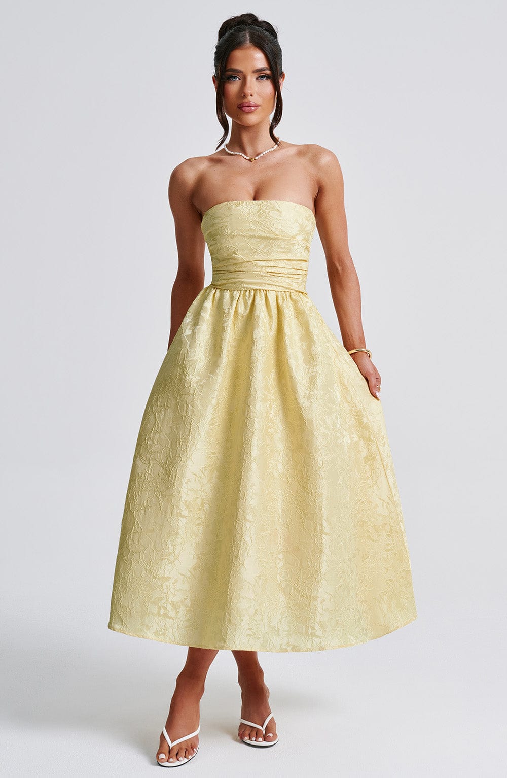 Midi Dress - Lemon