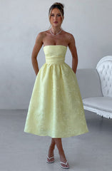 Midi Dress - Lemon