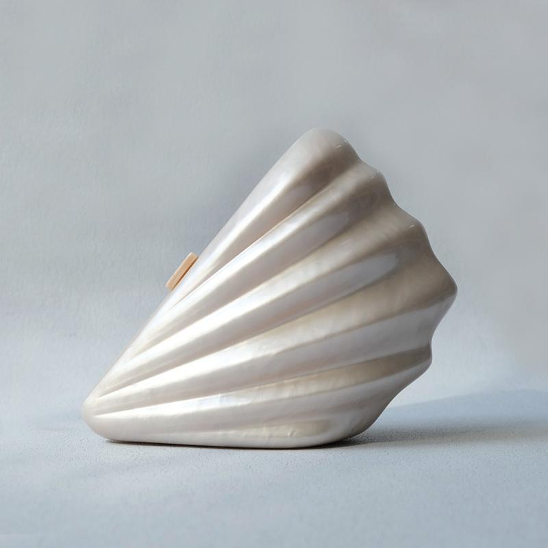 Shell Bridal Clutch