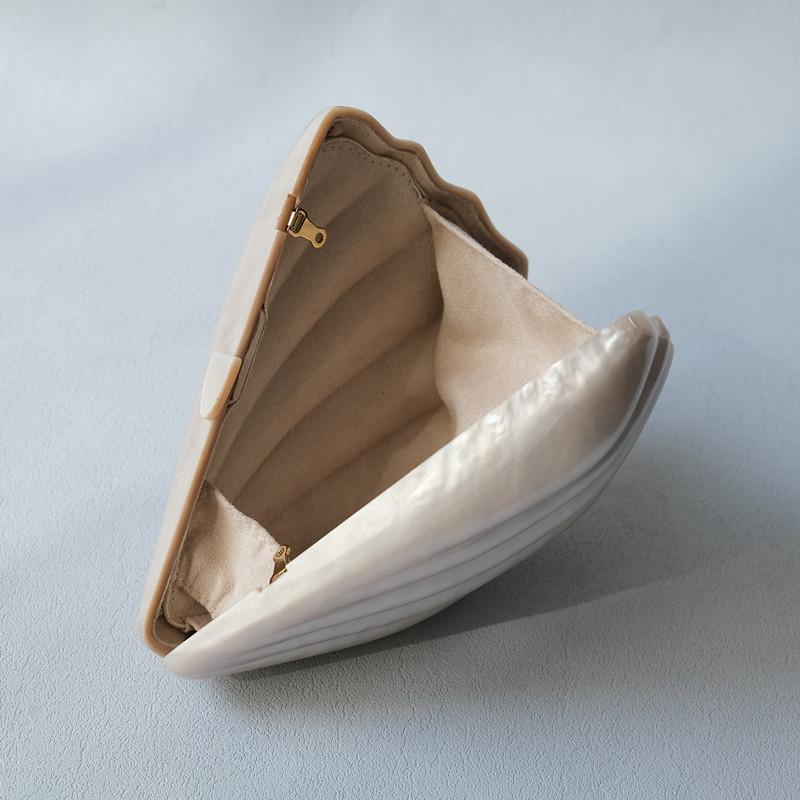 Shell Bridal Clutch