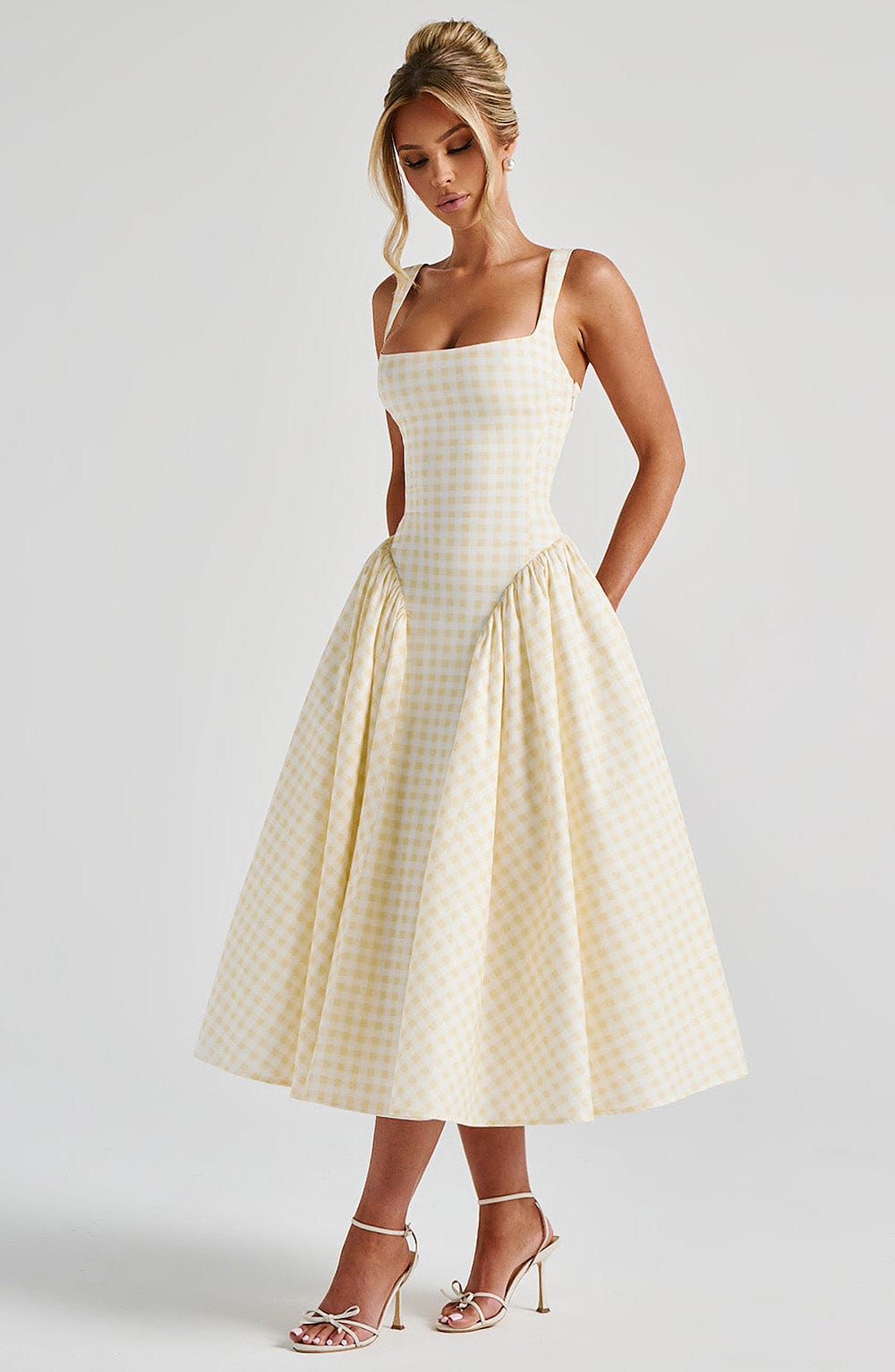Midi Dress - Gingham