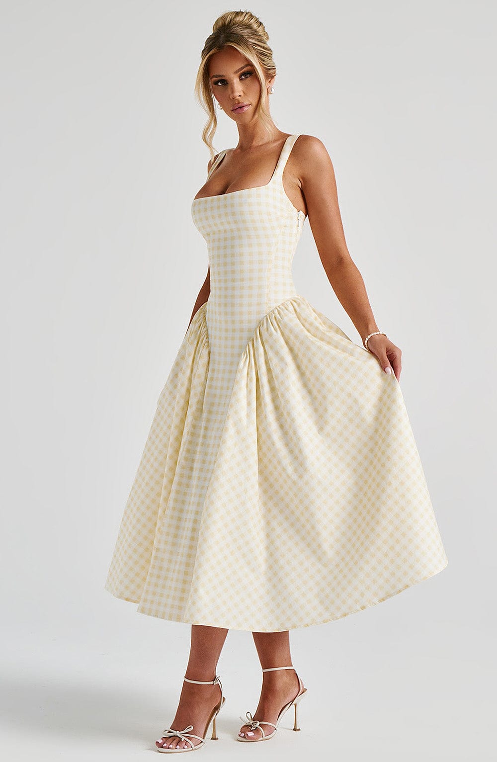 Midi Dress - Gingham