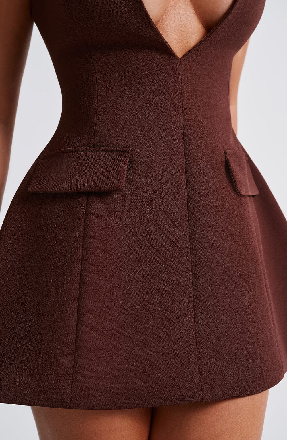 Mini Dress - Brown