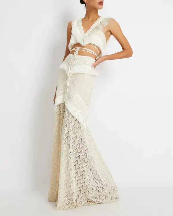 Fringe Beach Dress Set