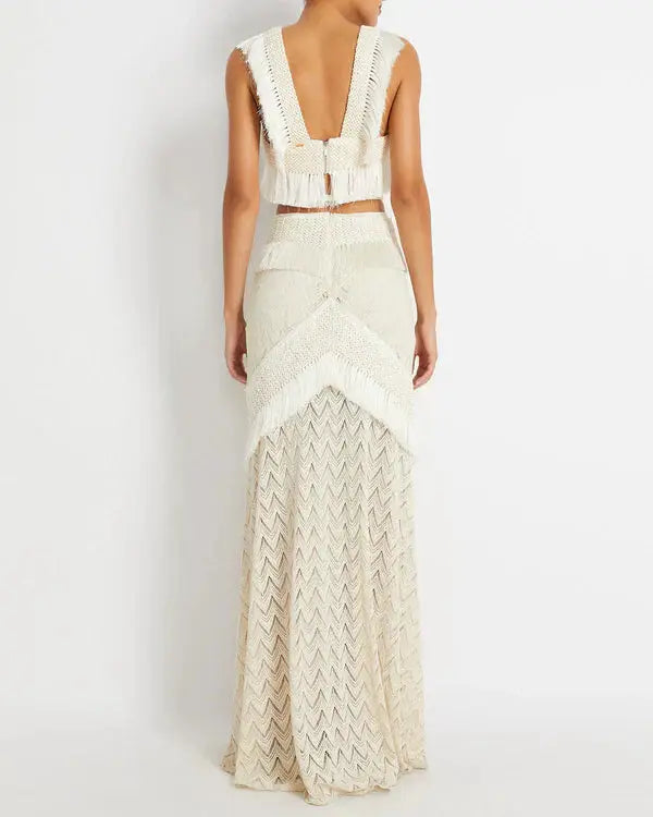 Fringe Beach Dress Set
