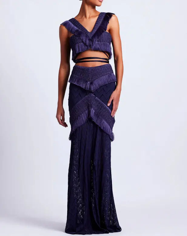 Fringe Beach Dress Set