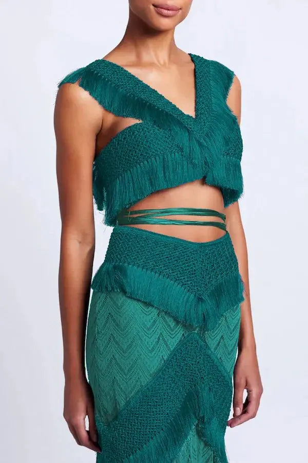 Fringe Beach Dress Set