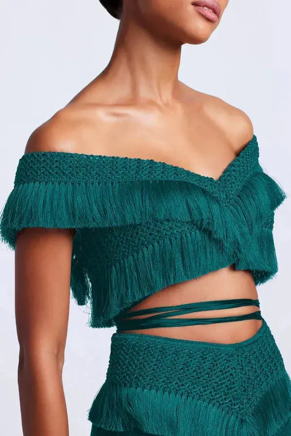 Fringe Beach Dress Set