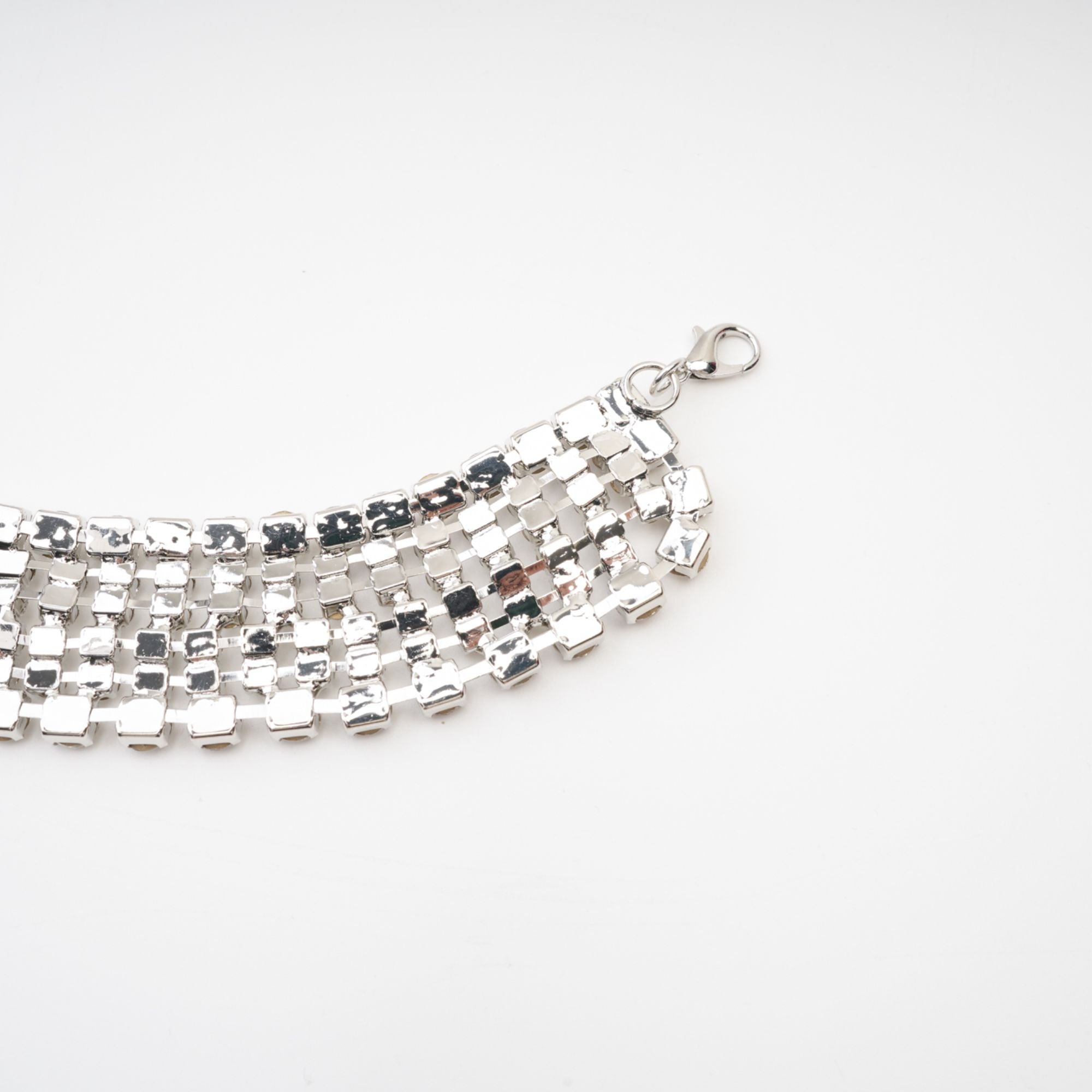 Crystal-Embellished Layered Necklace