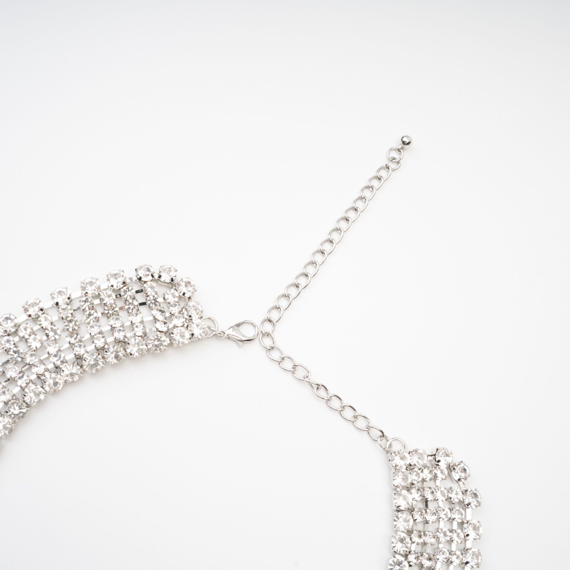 Crystal-Embellished Layered Necklace