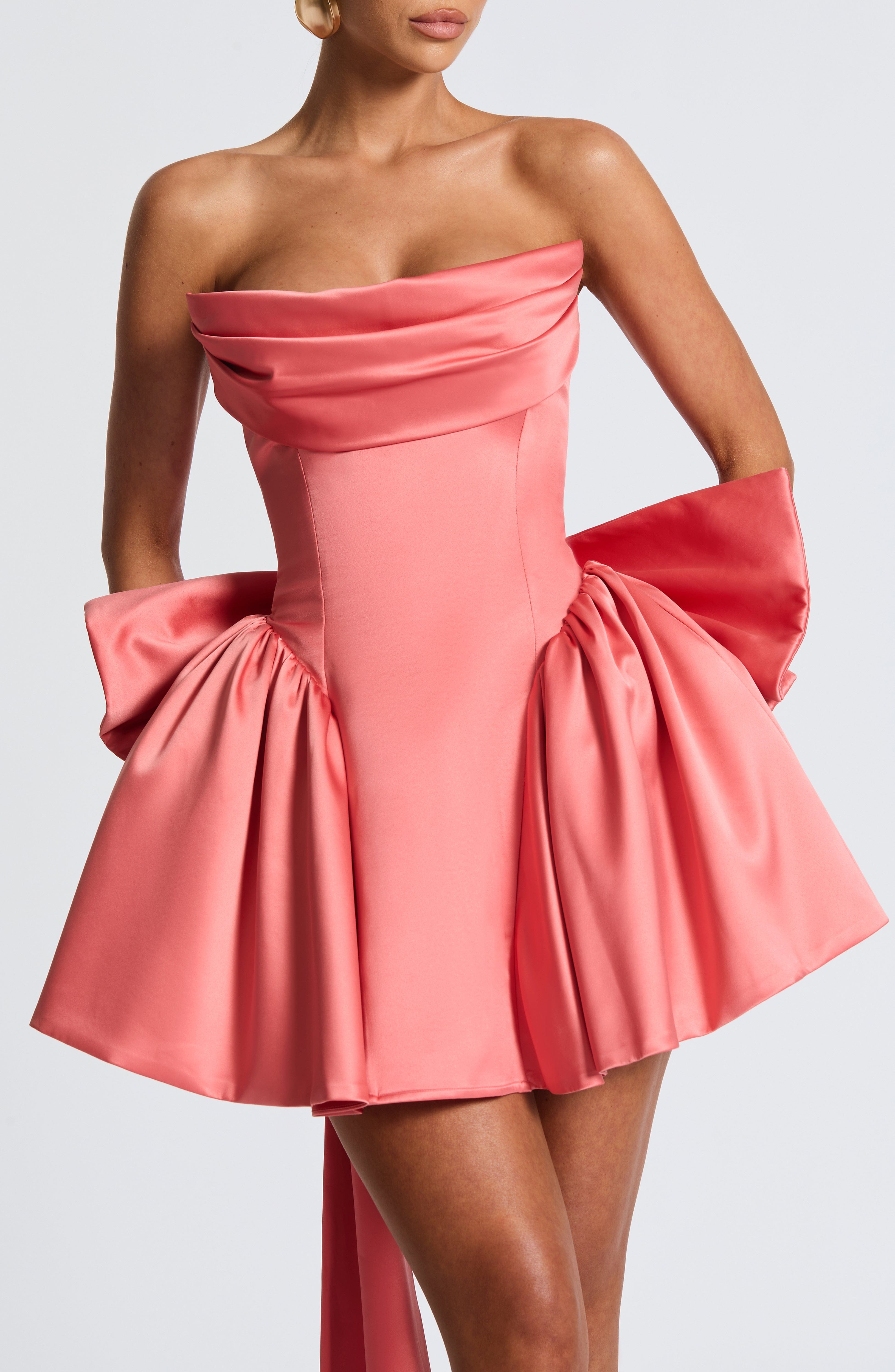 Mini Dress - Coral Pink