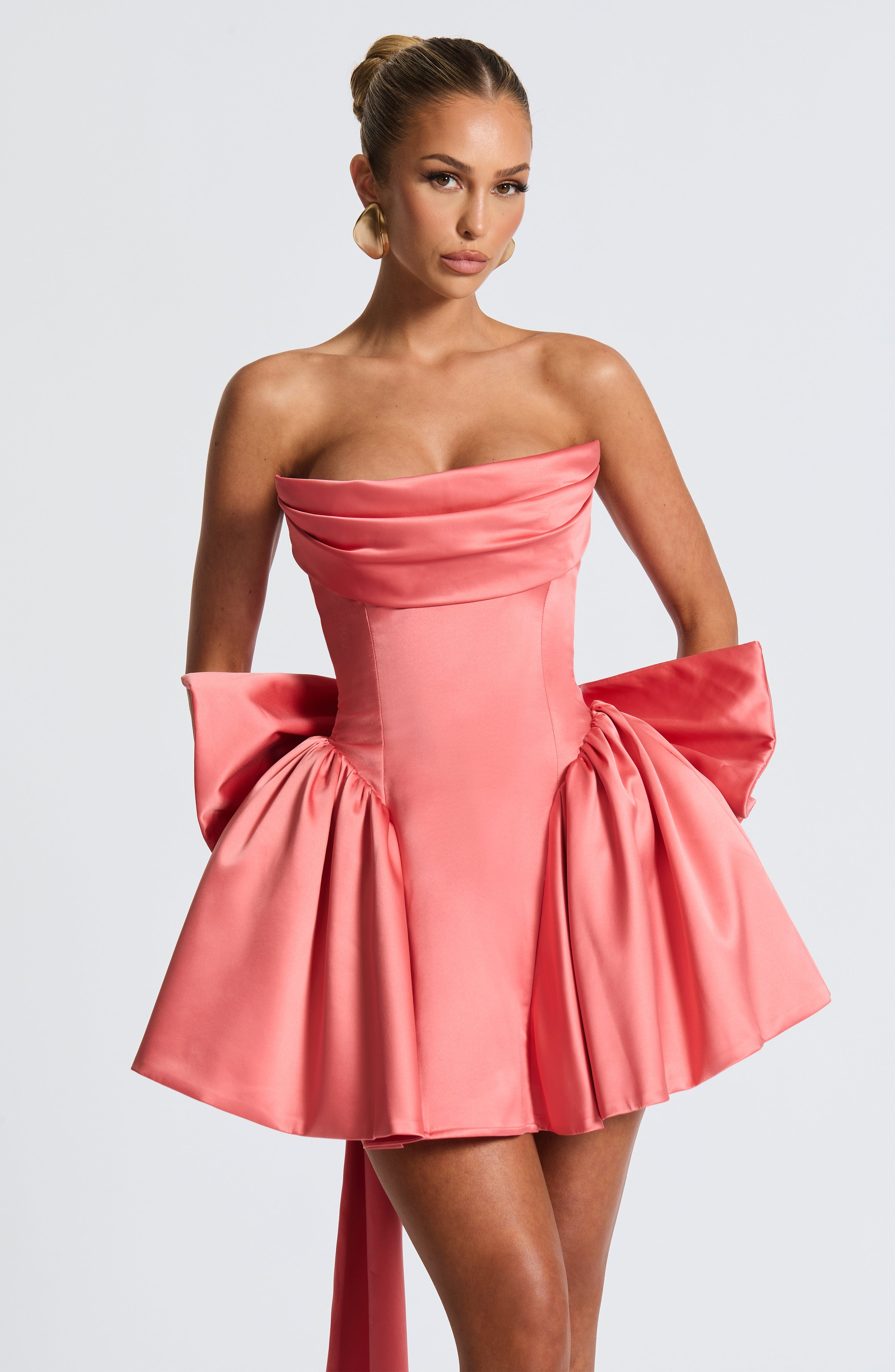 Mini Dress - Coral Pink