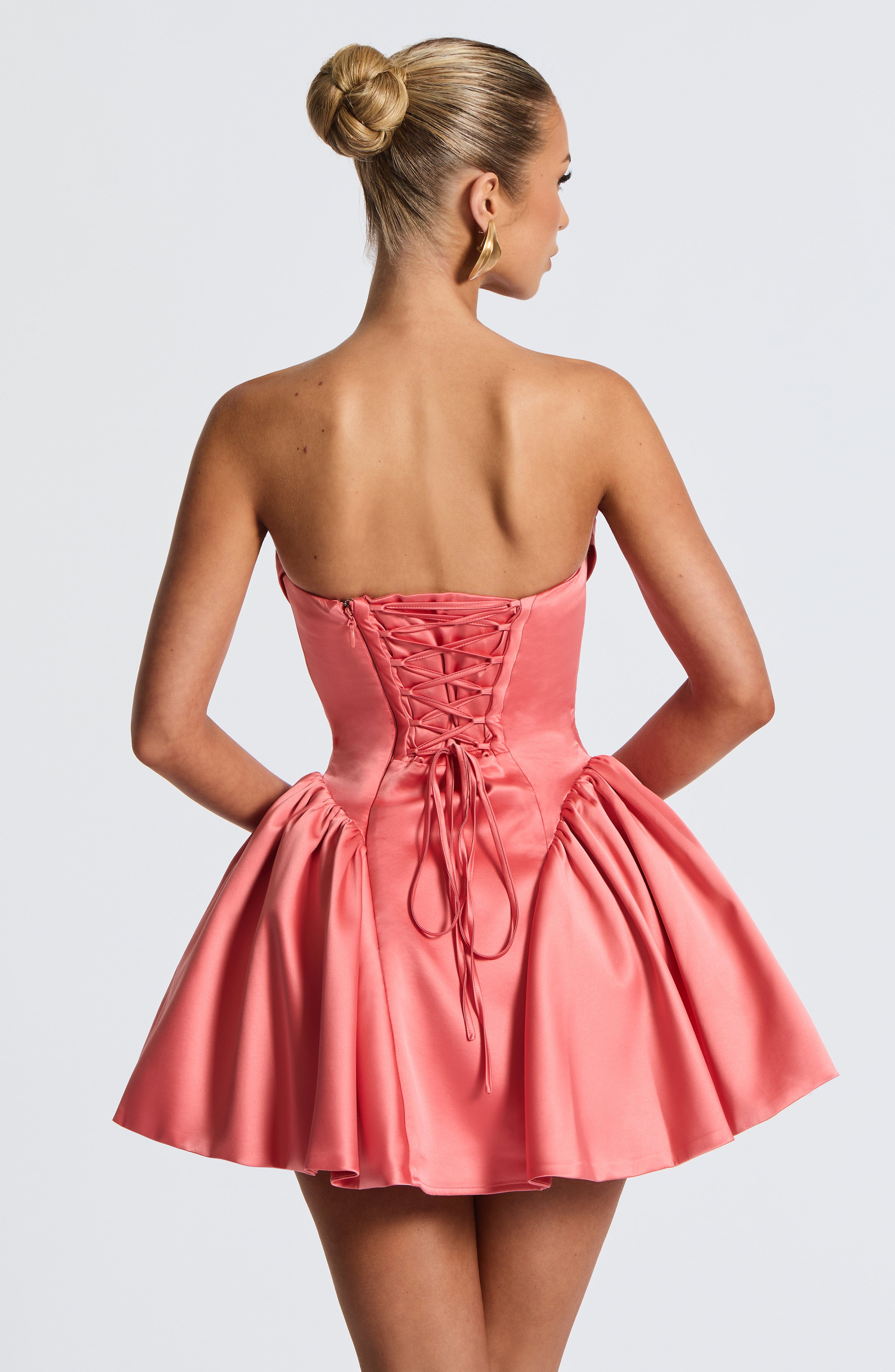 Mini Dress - Coral Pink