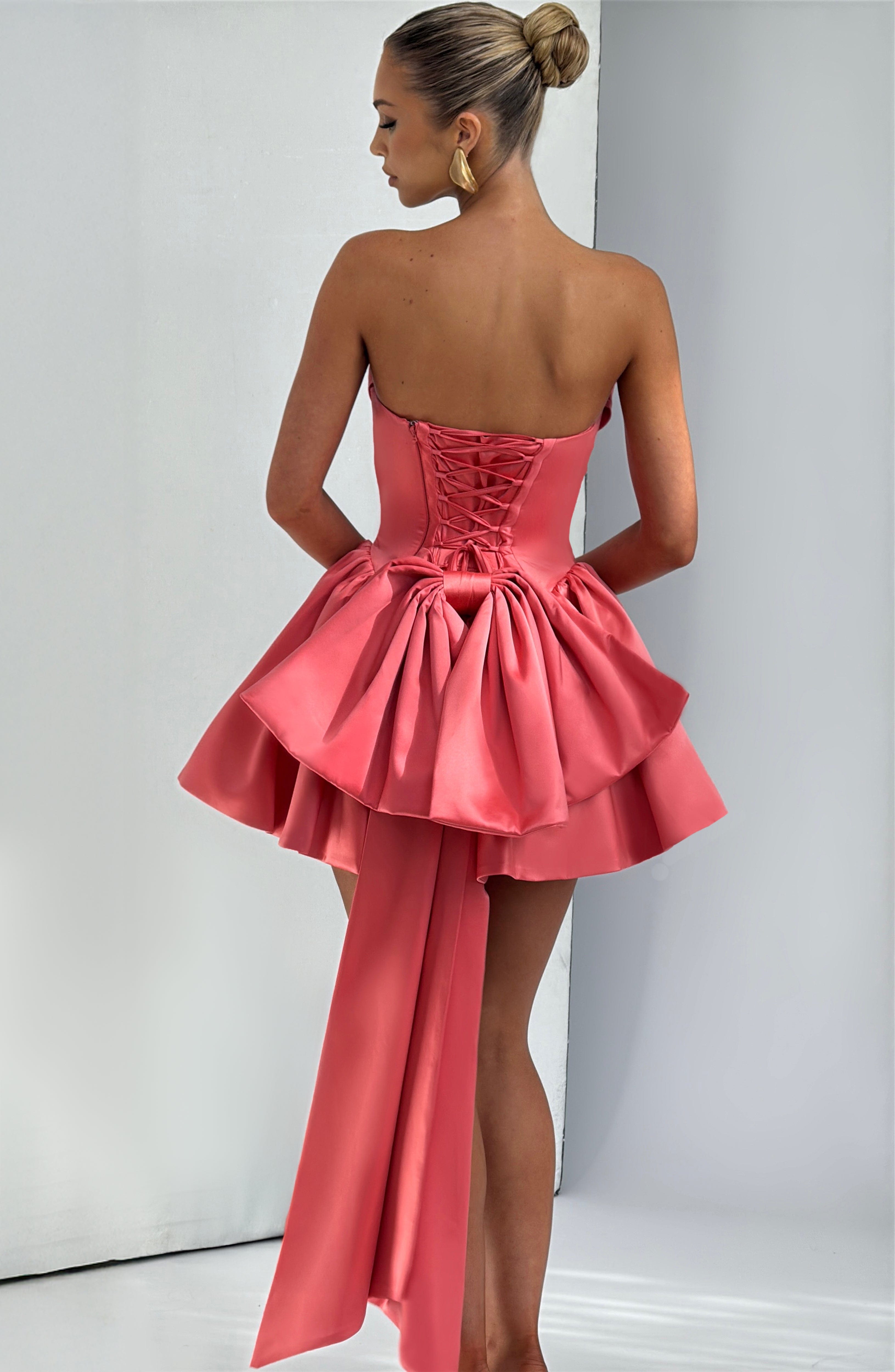 Mini Dress - Coral Pink