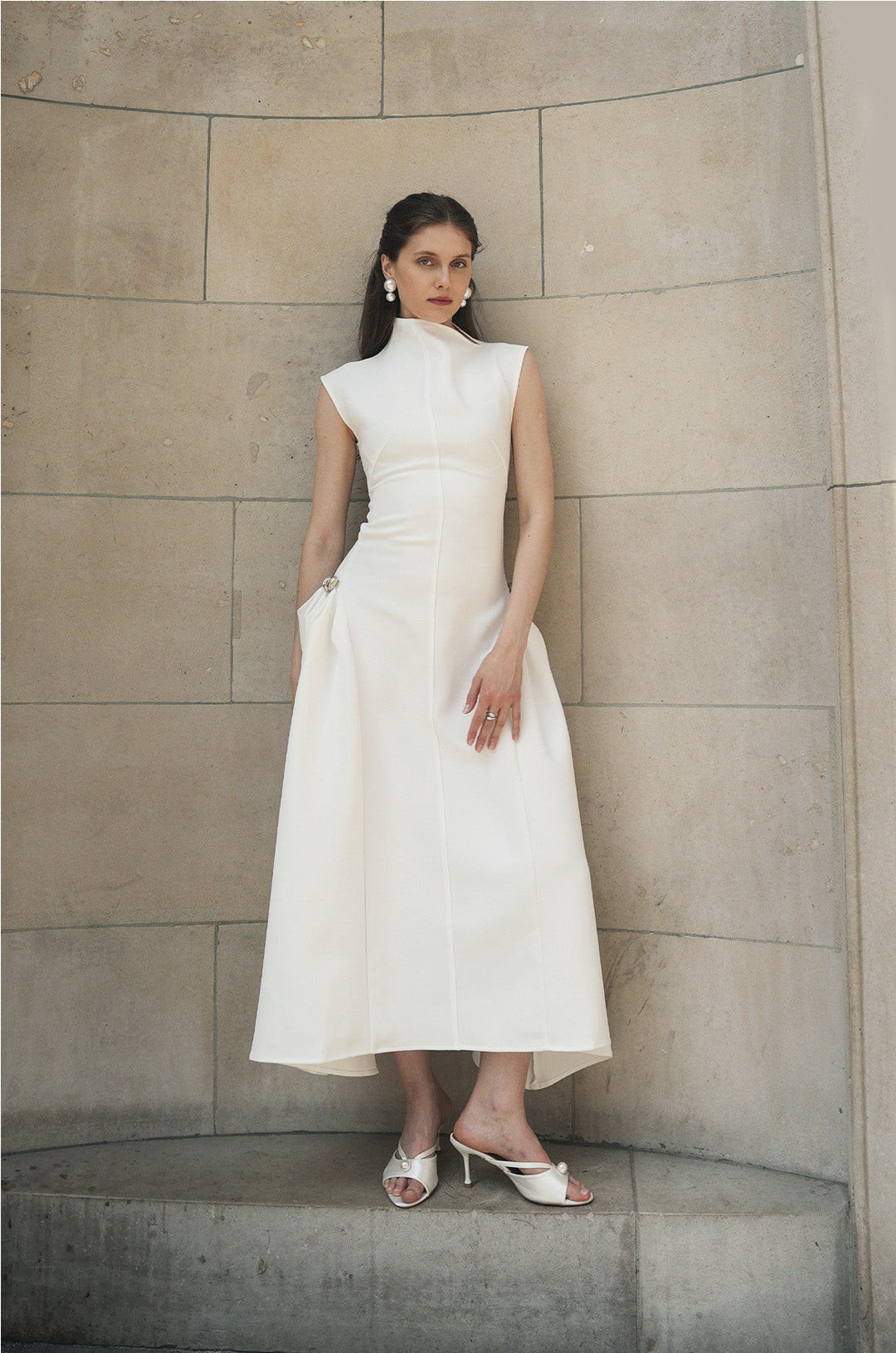 Choker Sleeveless Maxi Dress