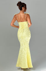 Maxi Dress - Lemon