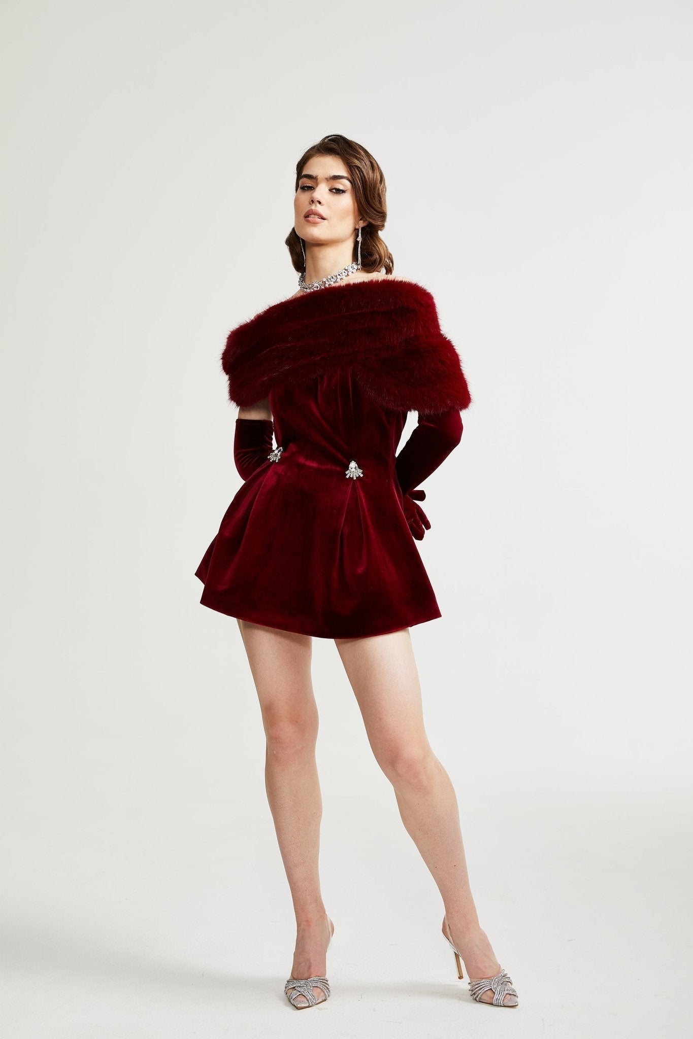 Wivika Fur Dress