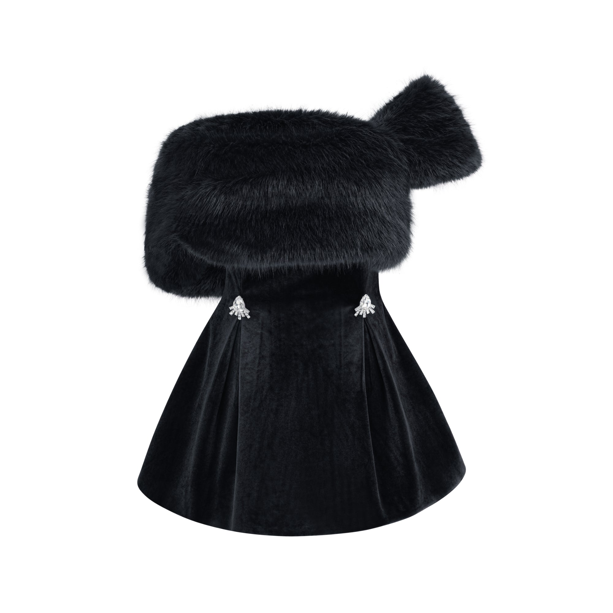 Wivika Fur Dress