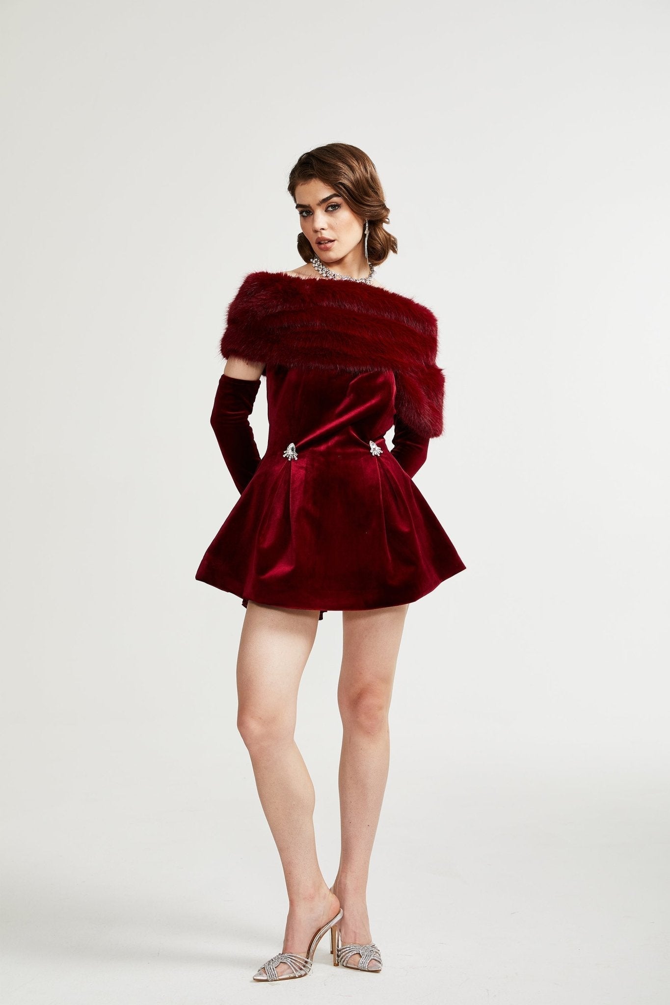 Wivika Fur Dress