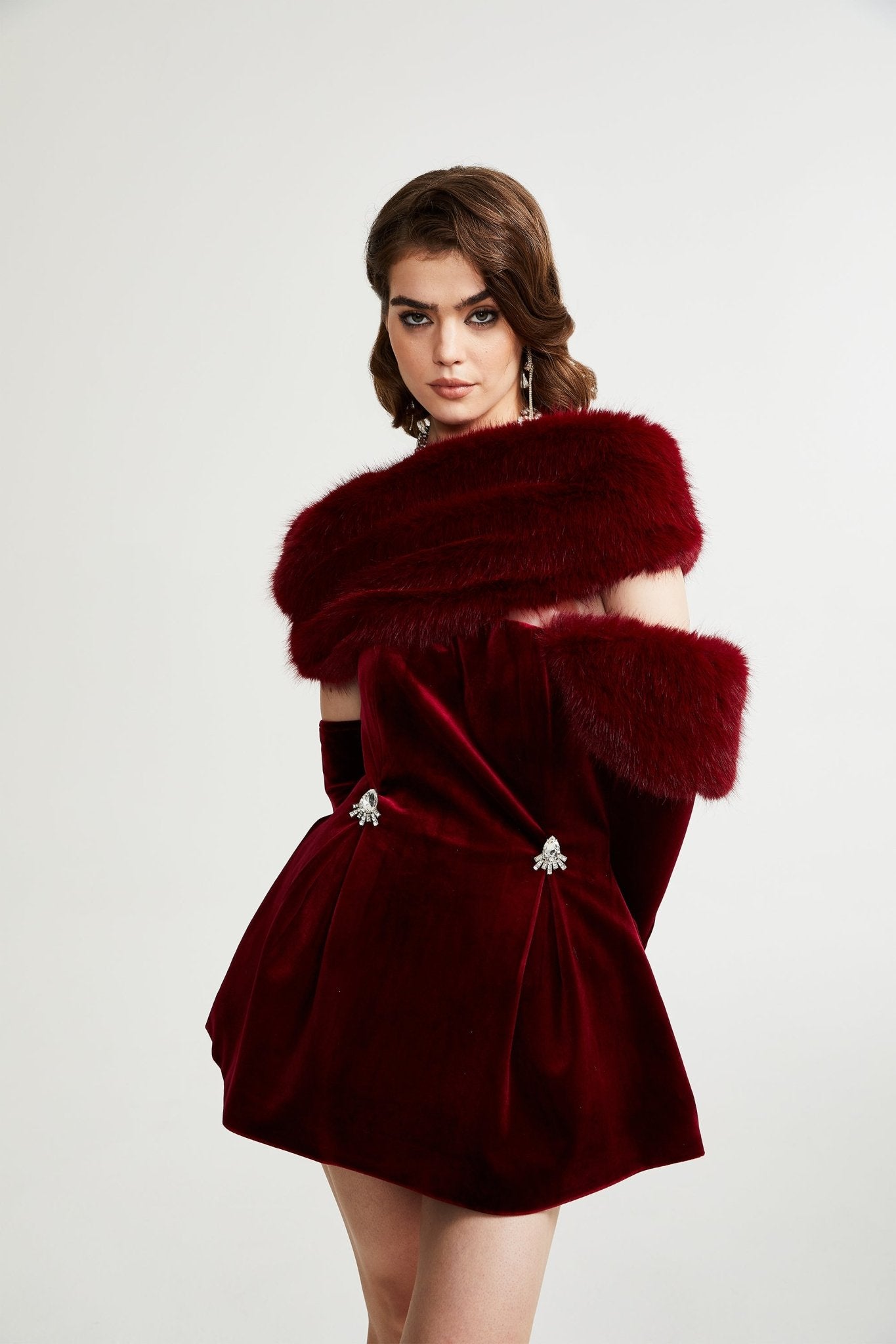 Wivika Fur Dress