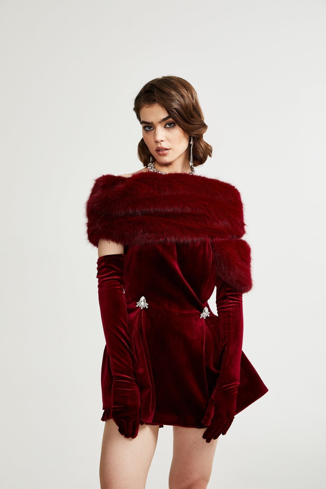 Wivika Fur Dress